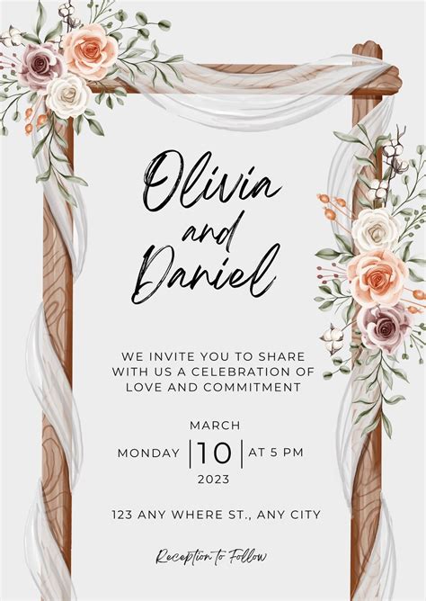 online blank wedding invitations